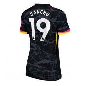 Chelsea Jadon Sancho #19 Dámské Alternativní Dres 2024-25 Krátký Rukáv